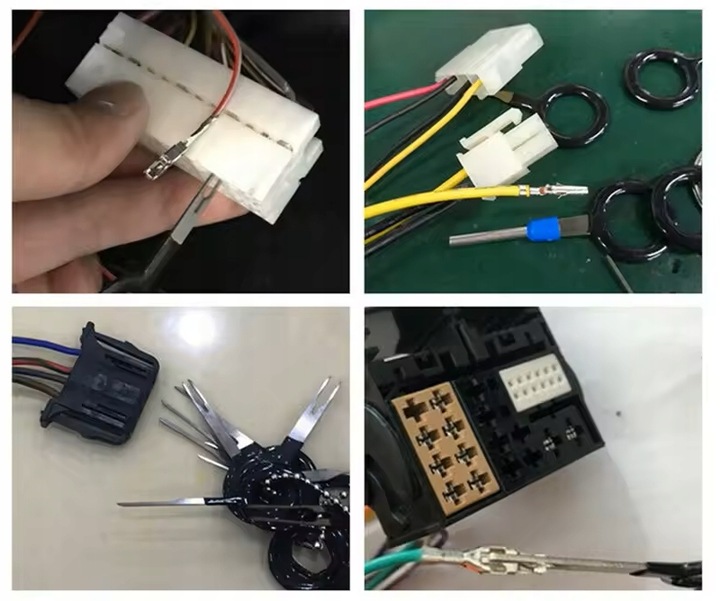 Zestaw 41 szt. WYJMAKI do pinów do demontażu KLUCZE do konektorów ETUI