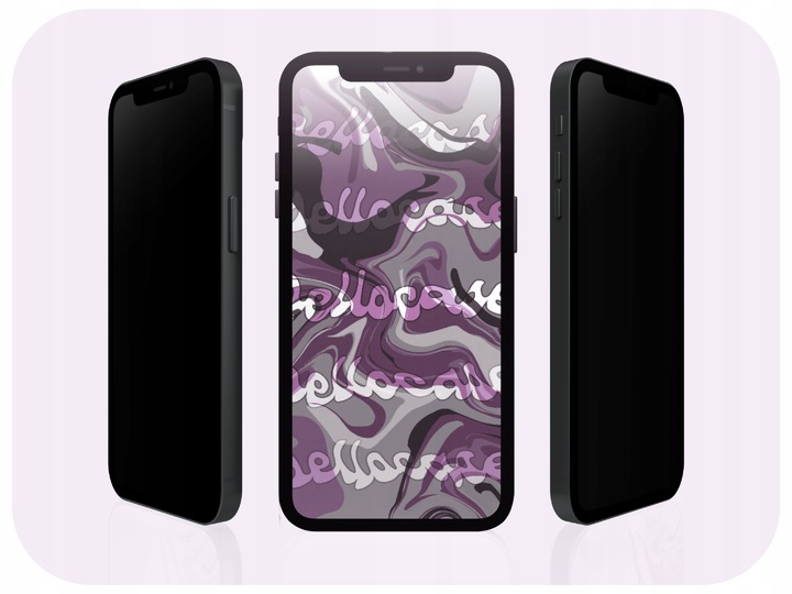 (2-pak) Szkło Hartowane Do iPhone 11 / XR (Prywatyzujące, Ochronne, 9H)