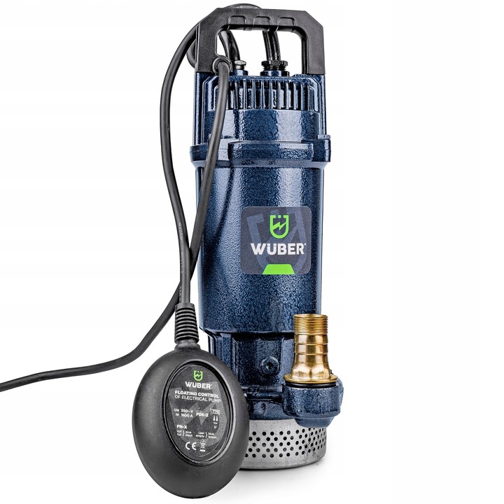 POMPA Z PŁYWAKIEM ZATAPIALNA Z SITEM DO WODY BRUDNEJ CZYSTEJ