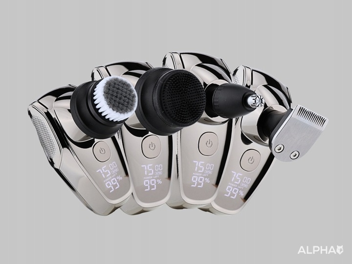 Golarka Maszynka do Golenia Brody, Włosów i Głowy - Trymer do Nosa