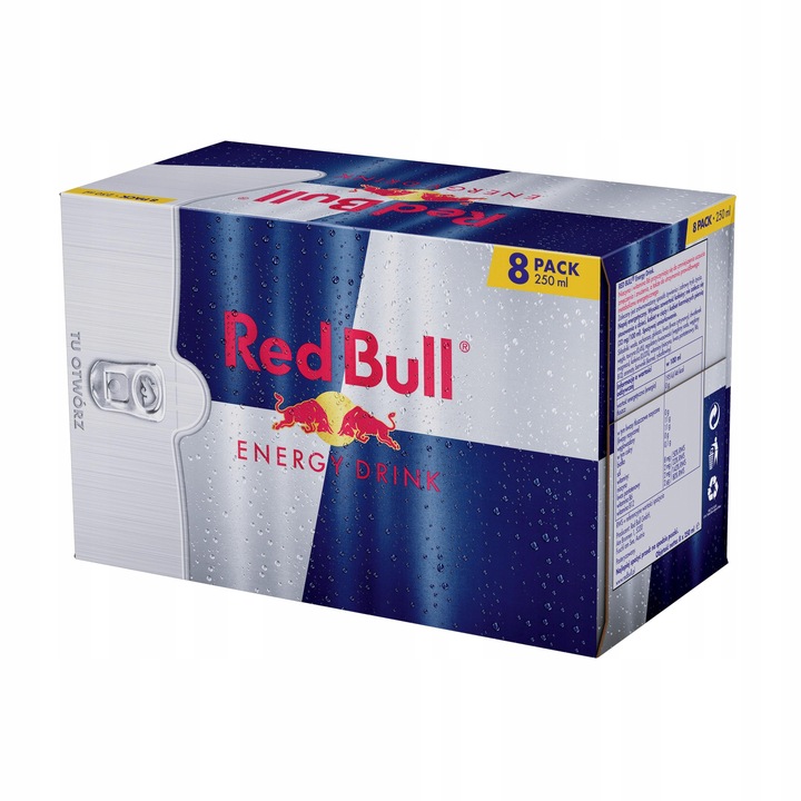 RED BULL Napój Energetyczny Energy Drink 8 PACK 250ml ZESTAW