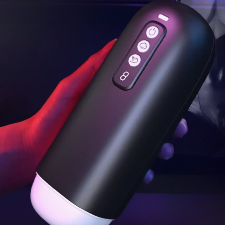 MASTURBATOR MĘSKI automatyczny USTA PUPA POCHWA ssący elektryczny 8 funkcji