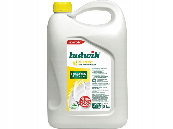 Płyn do mycia naczyń LUDWIK Cytryna 5000 ml