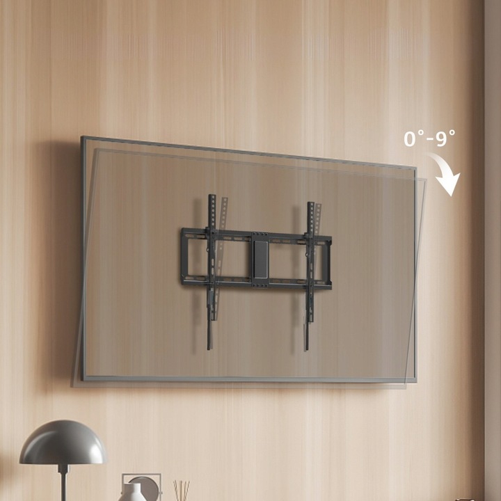 UCHWYT DO TELEWIZORA SLIM UNIWERSALNY 32-85 CALI SOLIDNY REGULOWANY