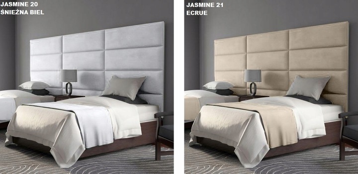 60X40 PANELE ŚCIENNE TAPICEROWANE WEZGŁOWIE WELUR KING VELVET