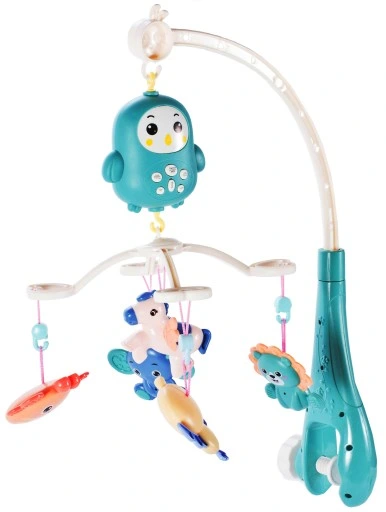 KARUZELKA KARUZELA MUZYCZNA DLA DZIECI SÓWKA DO ŁÓŻECZKA POZYTYWKA Z PILOT