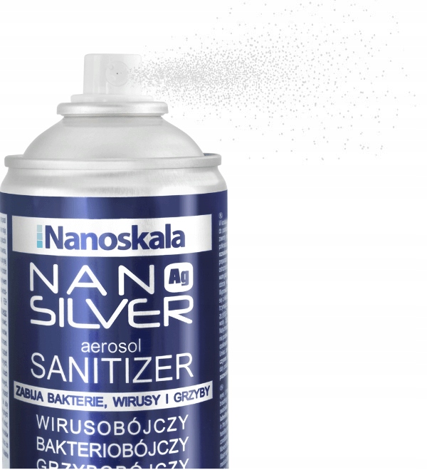 Nano Silver Sanitizer dezynfekcja srebrem 500ml