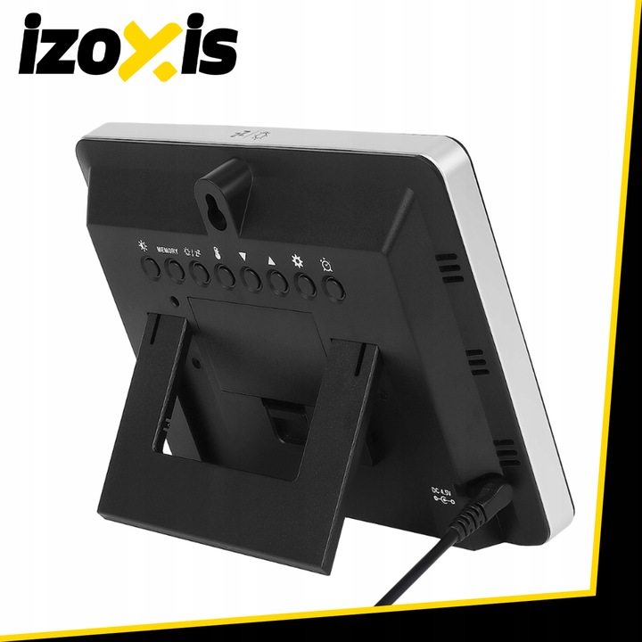 Stacja Pogodowa Bezprzewodowa IZOXIS Termometr Higrometr Zegar Czujnik