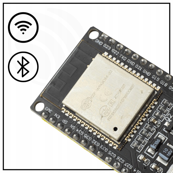 Esp32 DevKit ESP-Wroom-32 V1 MicroUsb Moduł Zgodny Z Arduino Wifi Bluetooth