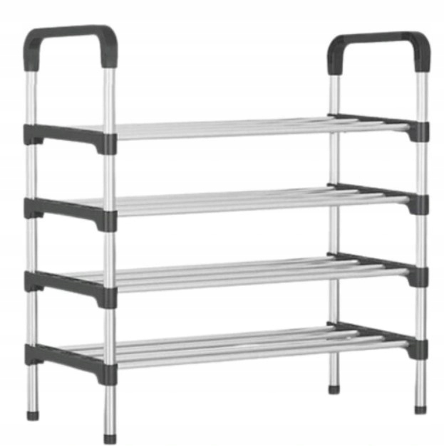 PÓŁKA NA BUTY STOJAK REGAŁ SZAFKA 4 POZIOMY MOCNA ORGANIZER NA BUTY DO