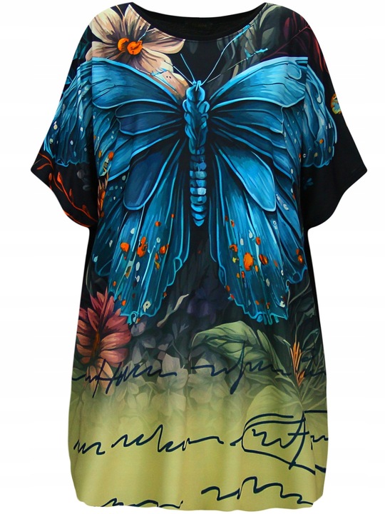 Kobieca bluzka z uroczym nadrukiem 50/52 5XL/6XL