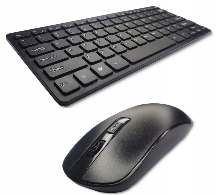 KLAWIATURA + MYSZ MYSZKA BEZPRZEWODOWA SLIM CICHA ZESTAW DO KOMPUTERA