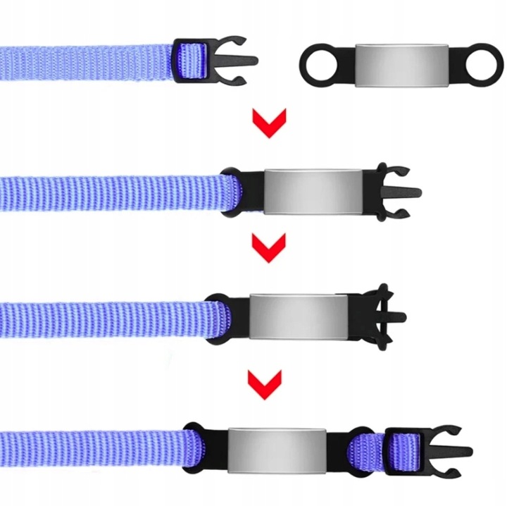 OBROŻA DLA KOTA ADRESÓWKA ODBLASKOWA INDETYFIKATOR KOT PIES + GRAWER
