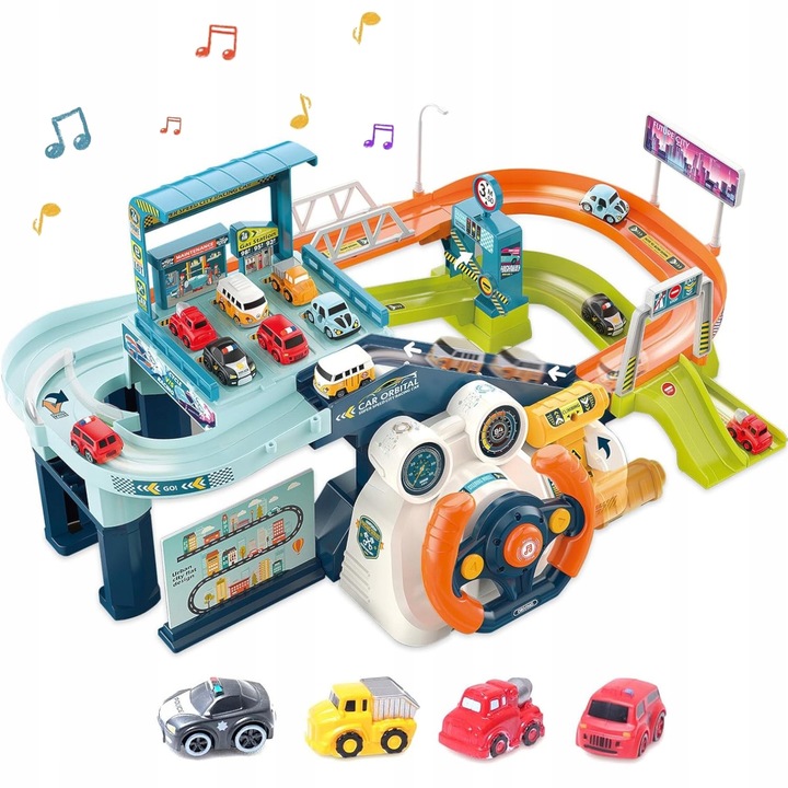 TOR PRZESZKÓD DLA SAMOCHODÓW INTERAKTYWNY PARKING WINDA KIEROWNICA AUTA