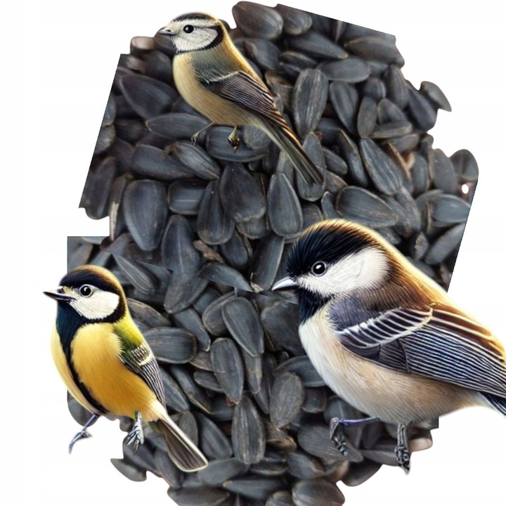 Słonecznik czarny karma dla papug i ptaków dzikich karmnik 10kg GRATIS 5KUL