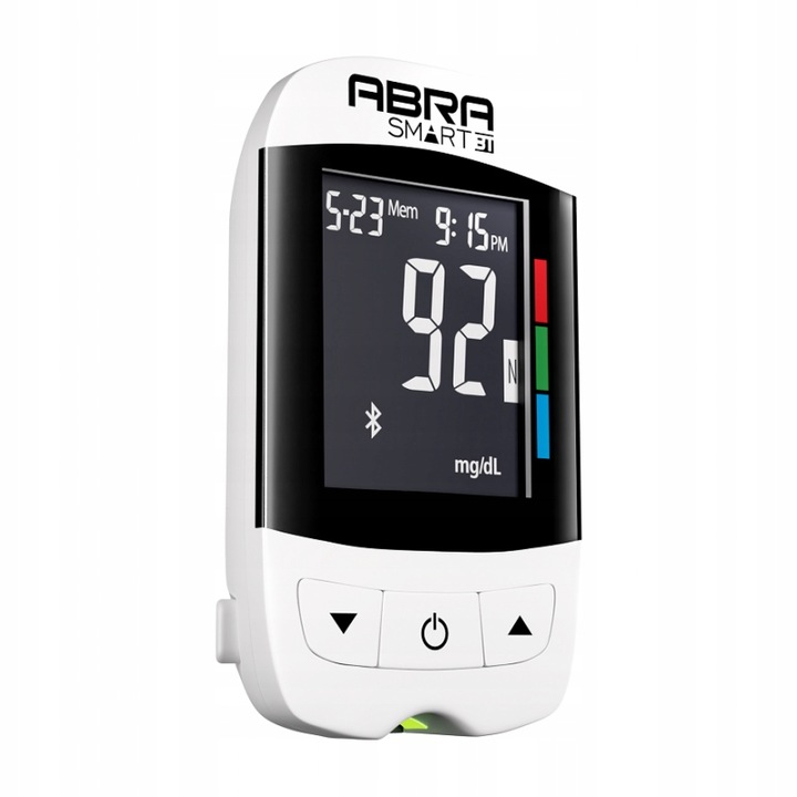 GLUKOMETR DIAGNOSTIC ABRA BEZKODOWY SZYBKI BLUETOOTH pomiar cukru