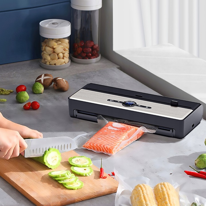 ZGRZEWARKA PRÓŻNIOWA PAKOWARKA DO ŻYWNOŚCI AUTOMATYCZNA+WORKI i FOLIA