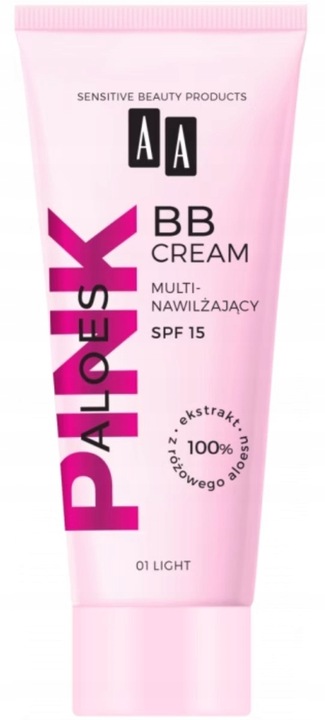 AA PINK ALOES Krem BB SPF15 30 ml 01 LIGHT