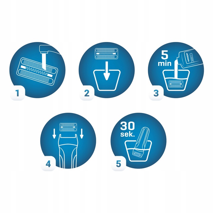 PŁYN CZYSZCZĄCY WKŁAD DO GOLAREK CCR 2 L DO BRAUN