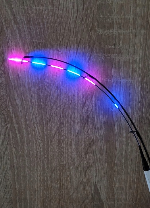 Komplet 3x Świecący Sygnalizator Fedeer - Drgająca Szczytówka + 3 Baterie