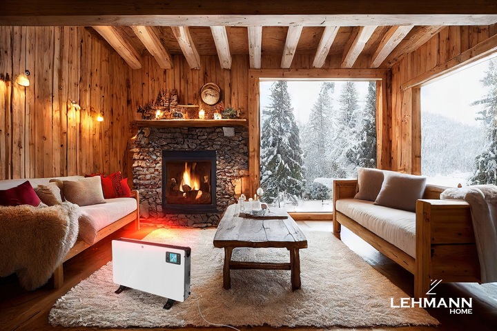 GRZEJNIK ELEKTRYCZNY KONWEKTOROWY ENERGOOSZĘDNY WI-FI 2000W PILOT TIMER LED