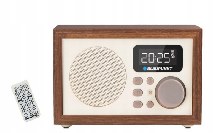 Radioodtwarzacz Blaupunkt FM MP3 microSD USB AUX HR5BR brązowy