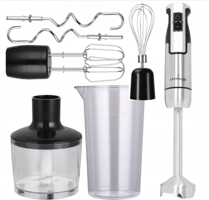 MOCNY BLENDER RĘCZNY WIELOFUNKCYJNY MIKSER 1200 W