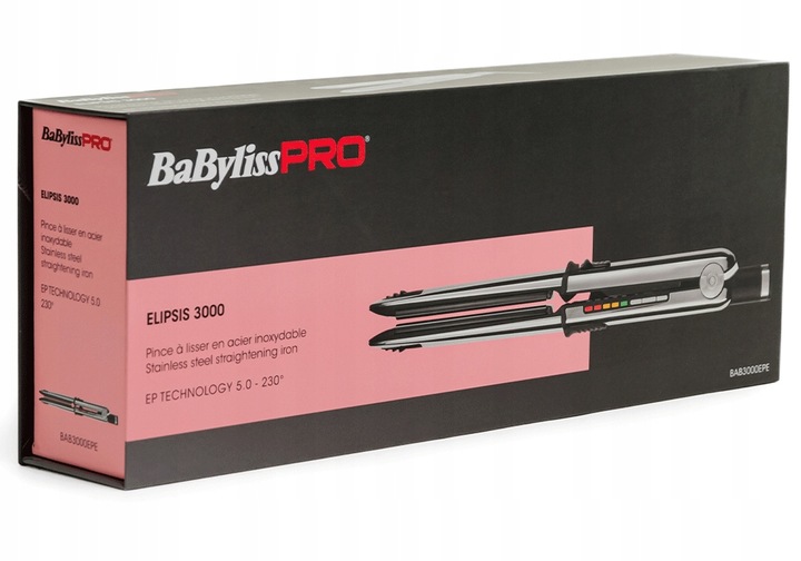 Prostownica BABYLISS PRO Elipsis 3000 BAB3000EPE +MATA +RĘKAWICZKA