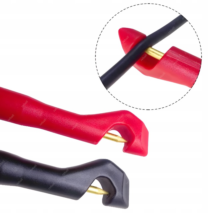 PRZEWODY POMIAROWE KABLE DO MIERNIKA SONDY DŁUGIE IGŁY CLEQEE P1033B