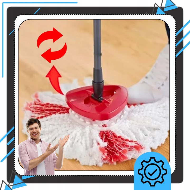 3x WKŁAD NAKŁADKA DO MOPA OBROTOWEGO VILEDA TURBO NOWY MODEL MOPOWANIE