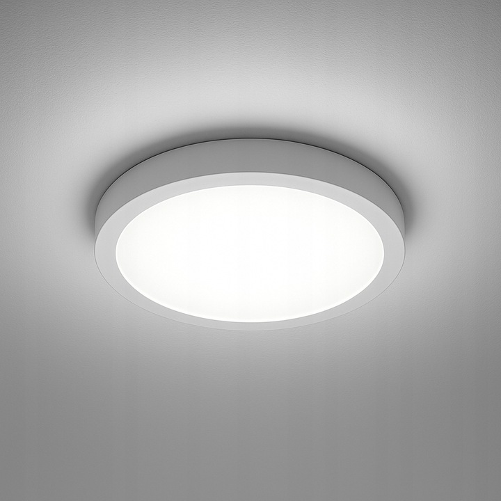 Plafon LED NATYNKOWY 24W 4000K biały neutralny sufitowy oprawa LAMPA