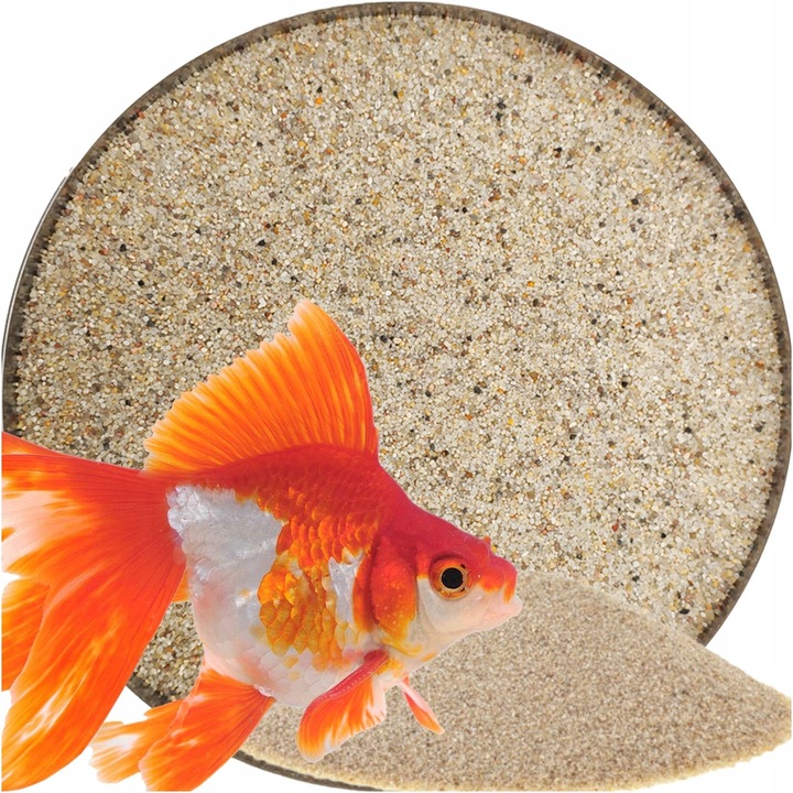 Piasek do akwarium drobny Z ATESTEM suchy 20 KG