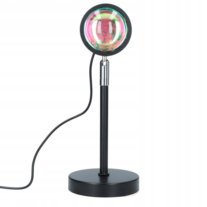 LAMPA ZACHÓD SŁOŃCA Lampka Sunset Lamp Projektor Wschód - Imitujaca Słońce