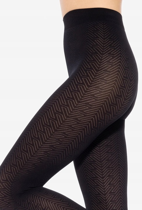 Rajstopy wzorzyste Gatta LORETTA 152 matowe 50 den 4-L