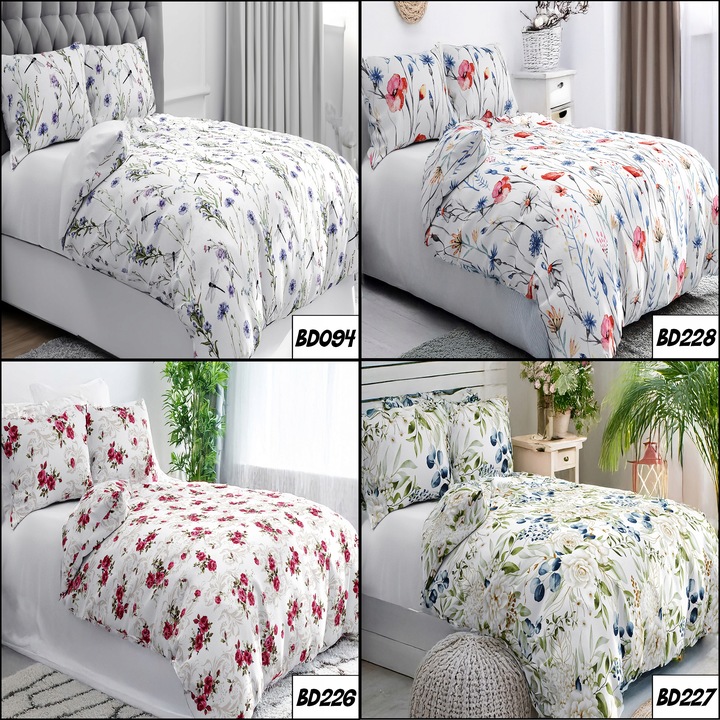 KOMPLET POŚCIELI 200X220 100% BAWEŁNA GRUBA POLSKA DWUSTRONNA DUŻO WZORÓW