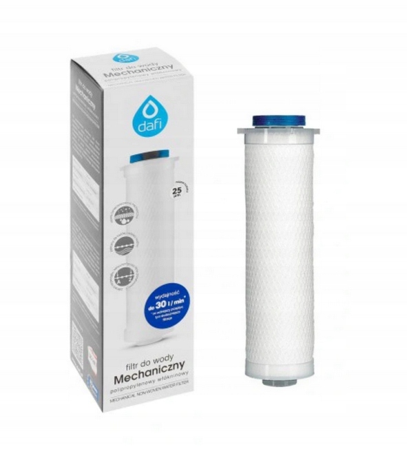 4 X FILTR WKŁAD PRZEPŁYWOWY DAFI POLIPROPYLENOWY