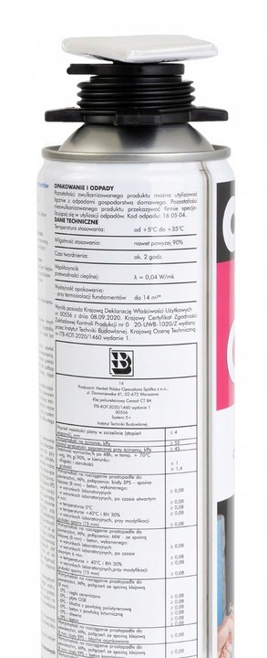 CERESIT KLEJ PU CT84 XPS FUNADAMENTY EXPRESS 750ML