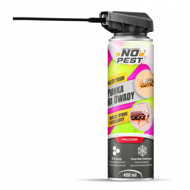 ŚRODEK PREPARAT NA MRÓWKI RYBIKI KARALUCHY PLUSKWY PIANKA NA OWADY NO