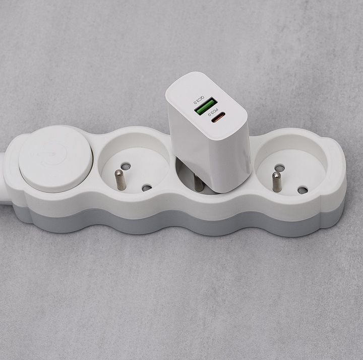 SZYBKA Ładowarka sieciowa do telefonu Typ C USB-C / USB