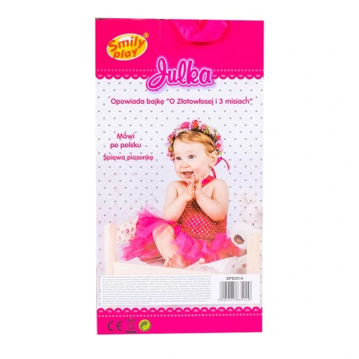 Lalka bobas interaktywna duża śpiewa mówi Julka