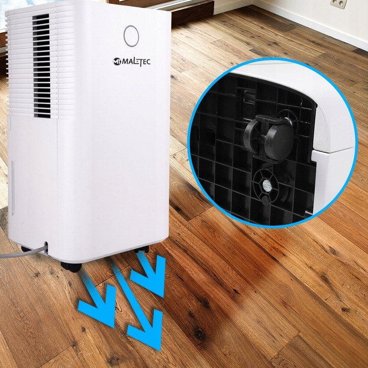 WYDAJNY OSUSZACZ POWIETRZA POCHŁANIACZ WILGOCI CICHY WiFi TIMER 12L/24H