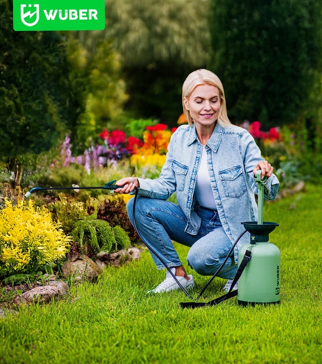 RĘCZNY OPRYSKIWACZ CIŚNIENIOWY DUŻY POJEMNOŚĆ 5L REGULACJA DYSZY LANCA