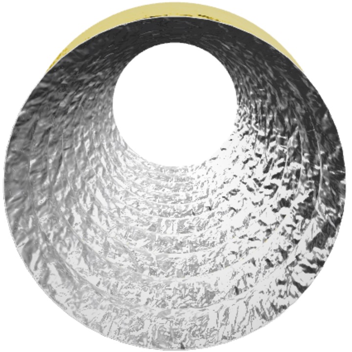 RURA IZOLOWANA PRZEWÓD 125MM 5M WENTYLACYJNY DO KOMINKA DGP 250°C