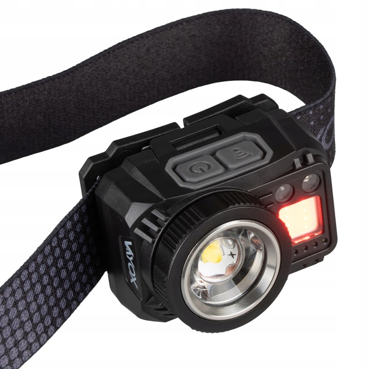 LATARKA CZOŁOWA LED CZOŁÓWKA AKUMULATOROWA MOCNA ZOOM USB C 500lm PRO VAYOX