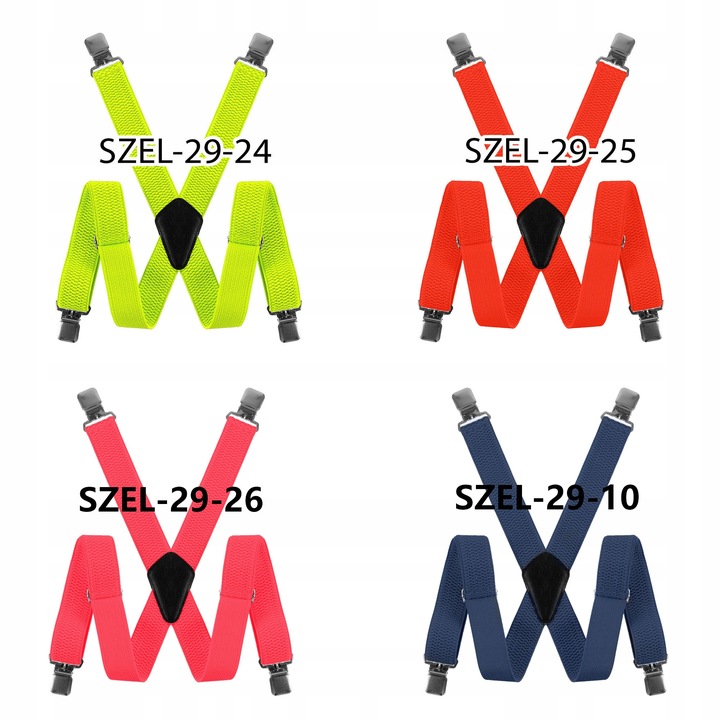 SZELKI MĘSKIE DO SPODNI MOCNE SZEROKIE CODZIENNE REGULOWANE POLSKIE