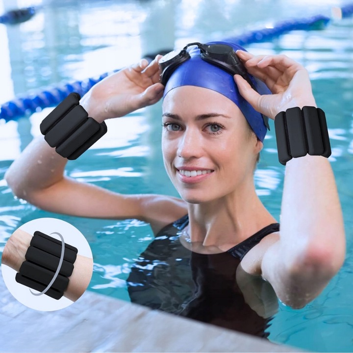 OBCIĄŻNIKI NA NADGARSTKI RĘCE KOSTKI NOGI CIĘŻARKI 2 x 450G REGULOWANE