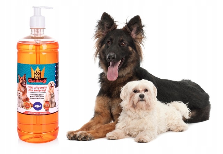GoldDog Olej z Łososia 1l dla psa i kota