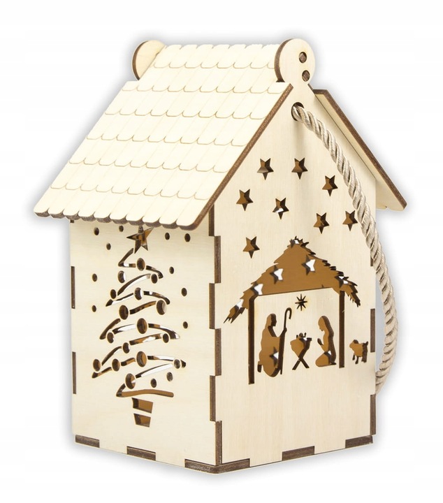 Lampion Adwentowy Lampka LED Roraty Latarnia