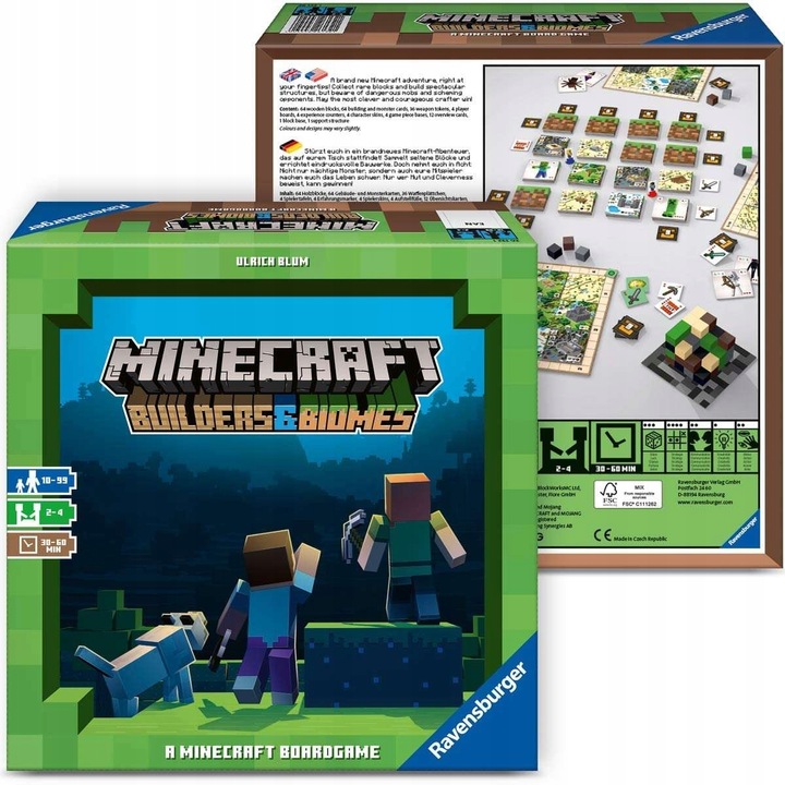 Gra planszowa Ravensburger Minecraft Builders&Biomes
