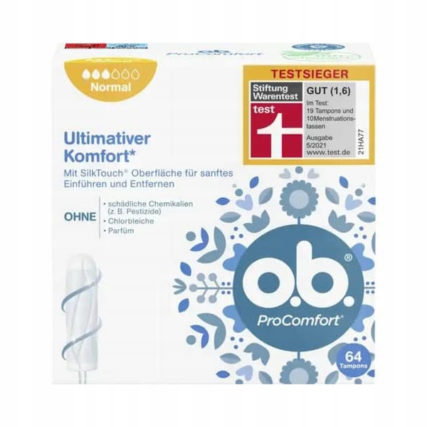 O.b. ProComfort Normal Tampony 64 sztuki